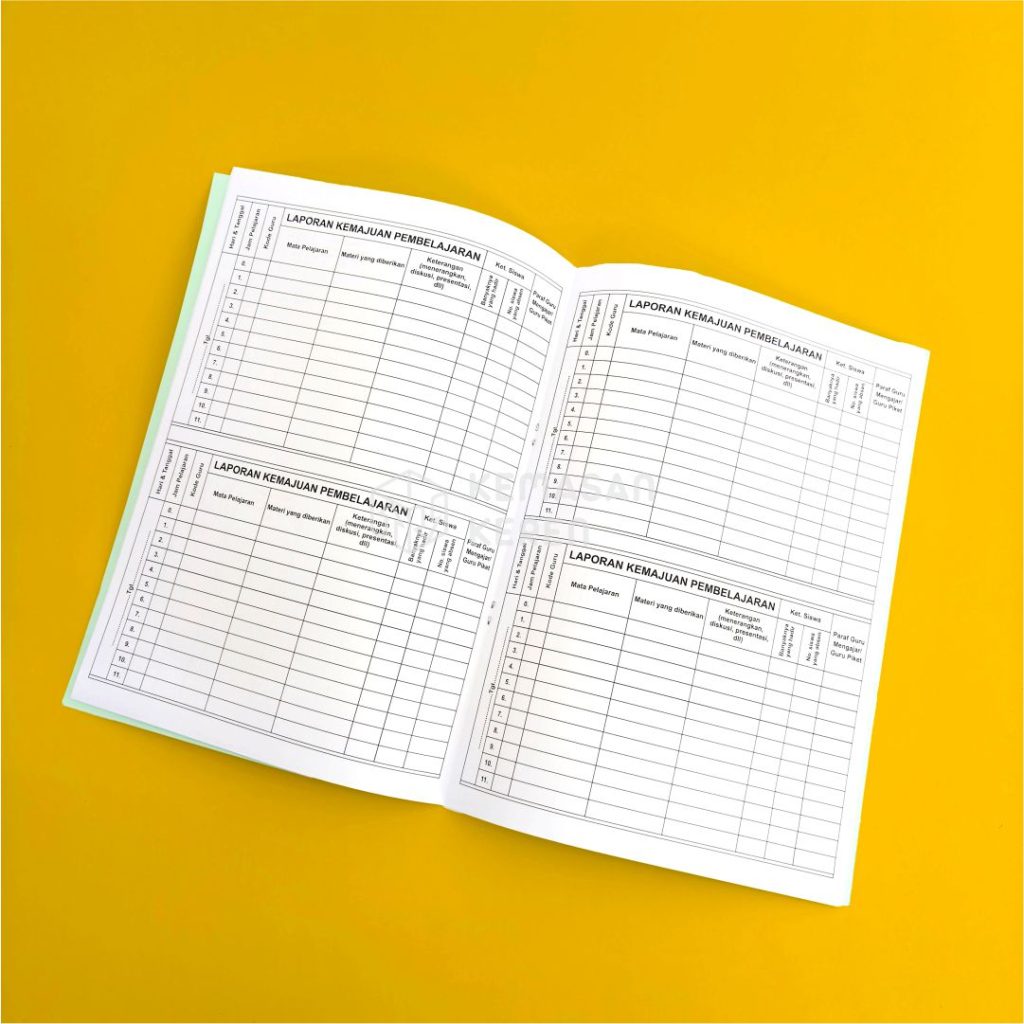 buku laporan harian kelas