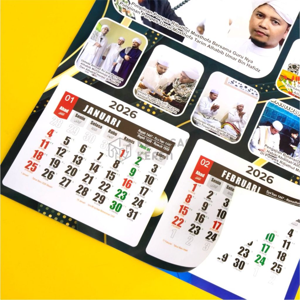 kalender dinding pondok pesantren