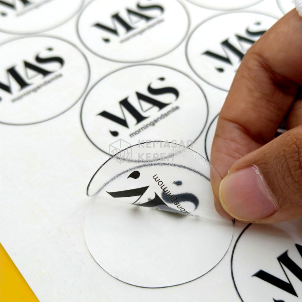 stiker cutting bening morning and smile