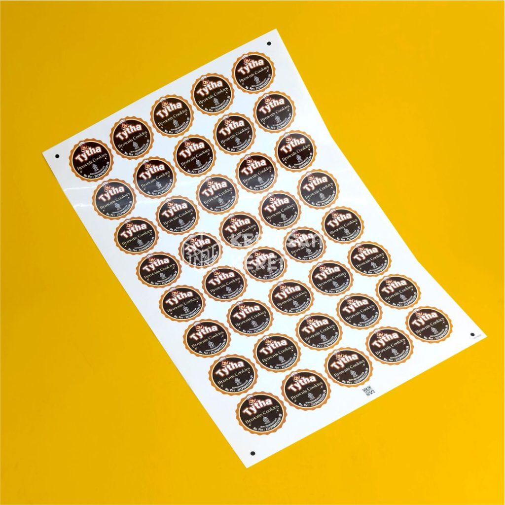 stiker tytha brownies cookies