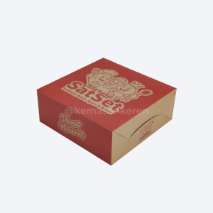 DUS CATERING KEMASAN KEREN UKURAN 18X18 WARUNG SATSET